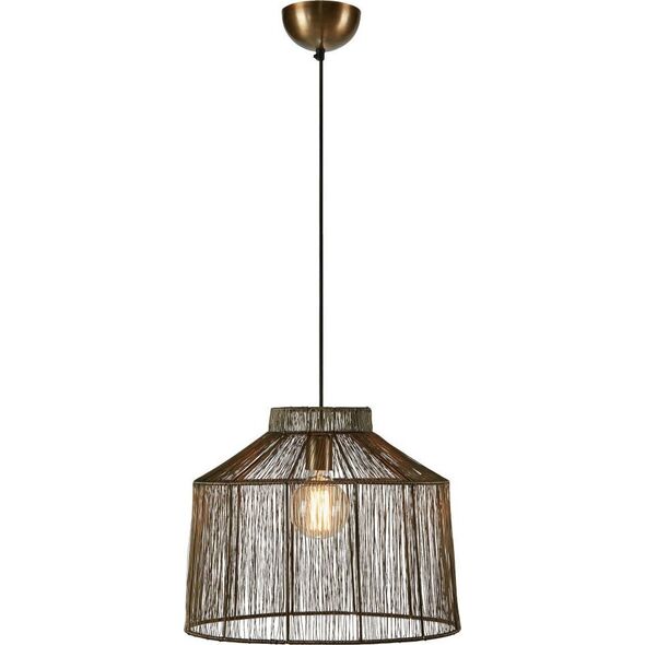 Lampa wisząca Markslojd Markslojd Capanna 108667 lampa wisząca zwis 1x40W E27 złota 13685319 7330024611283