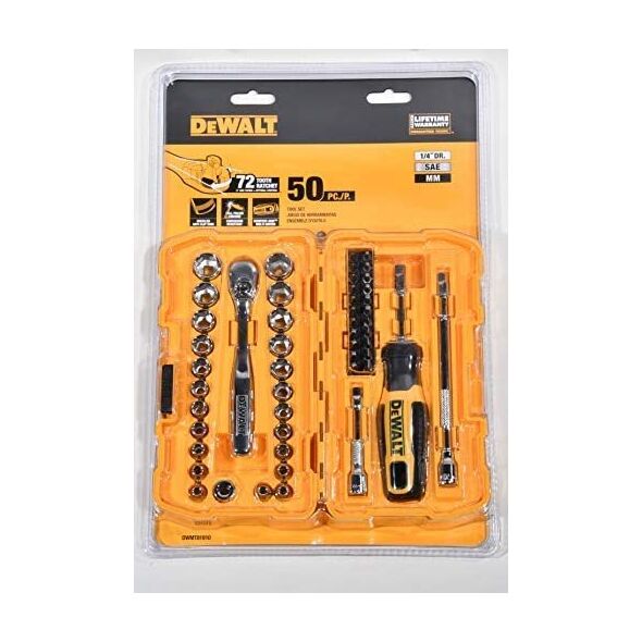 Zestaw narzędzi Dewalt zestaw nano 1/4 50 części 13700271 3253560816100