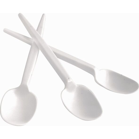 Office Products Łyżeczka plastikowa Office Products 12cm biała (100) 13720701 5901503669013