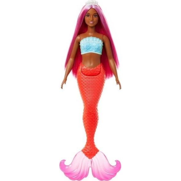 Lalka Barbie Mattel BRB SYRENKA KORALOWY OGON HRR04 WB6 13812913 194735183708