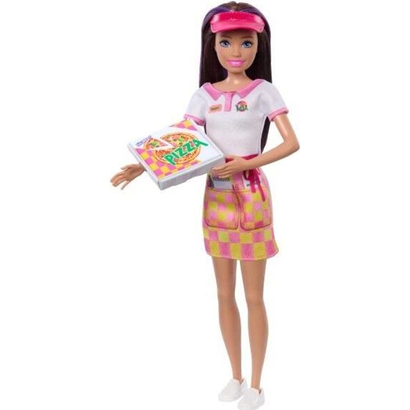 Lalka Barbie Mattel BRB DOSTAWCZYNI PIZZY 1 PRACA SKIPPER HTK36 WB4 13812972 194735192168