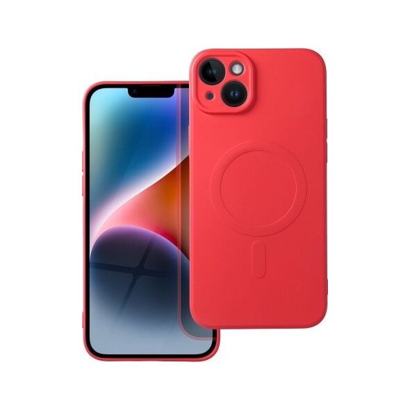 OEM Futerał SILICONE MAG COVER kompatybilny z MagSafe do IPHONE 14 Plus czerwony 13843843 5903396179181