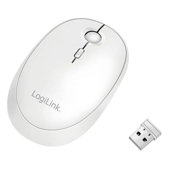 Mysz LogiLink LogiLink Maus Funk & Bluetooth,2.4GHz,800/1200/1600dpi,weiß 13848430 4052792065732