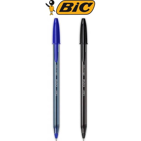 Bic Długopis BiC Cristal Exact 0.7mm czarny 13876225 3086123594203