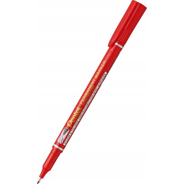 Pentel MARKER PERMANENTNY PENTEL NF450 CZERWONY FOLIOPIS 13878202 884851042811