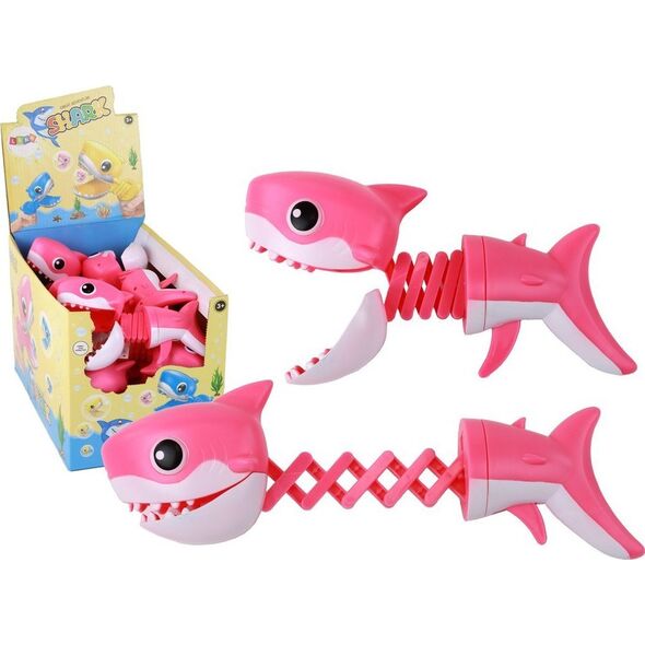 LeanToys Zabawka Gryząca Rybka Różowa Rekin Pistolet 13886616 5905884452691