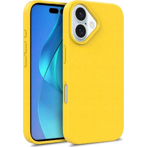 Hurtel Etui Multiple Color Wheat Bran Case MagSafe na iPhone 16 - żółte 13921419 5907769363184