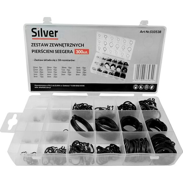 Silver PIERŚCIENIE SEGERA ZEWNĘTRZNE 300el. /SILVER 13929454 5907589364644