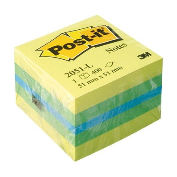 Post-it Karteczki Post-it 51x51mm (2051L) cytrynowe (400) 13932132 4046719483471