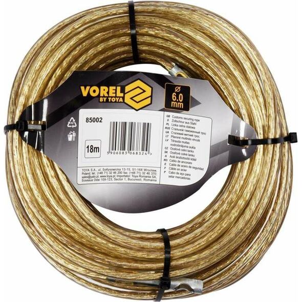 Toya VOREL LINKA CELNA STALOWA 6mm*18m 13932233 5906083068324
