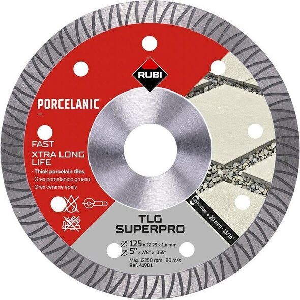 Rubi RUBI TARCZA DIAMENTOWA TLG 125 SUPERPRO DO CERAMIKI I KAMIENIA 13935467 8413797419016