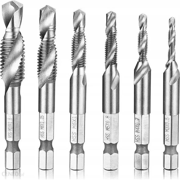 Wiertło Silver SILVER WIERTŁA GWINTUJĄCE TYTANOWANE 6el. 13935497 5907589366976