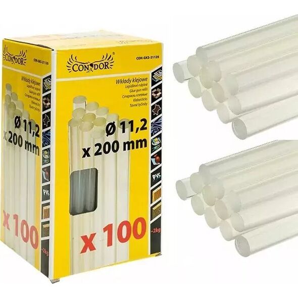 Pistolet do kleju Dremel WKŁAD KLEJOWY 11,2x200mm /1kg PRZEZROCZYSTY 13963342 5904198059961