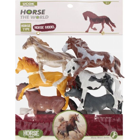 Figurka Mega Creative KONIK 6SZT 13CM 26X34X5 MC PBH 36/72 14014942 5905523664089