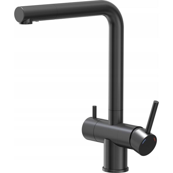 Bateria kuchenna Technika Wody ELLEN bateria kuchenna trójdrożna pure carbon 14046156 5905505506970