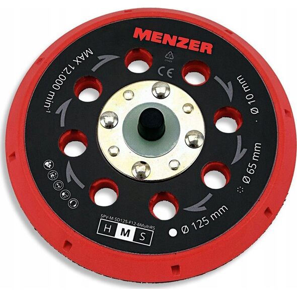 Menzer Wielootworowa tarcza szlifierska 125 mm Menzer do ETS - ŚREDNIA 14047385 4051045058262