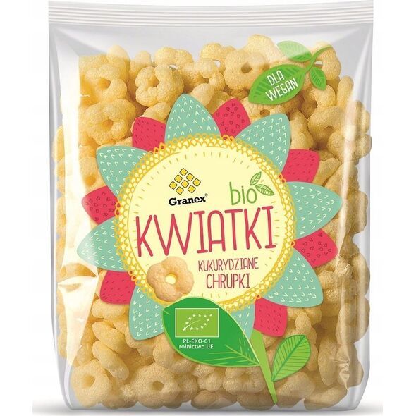 Granex Chrupki kukurydziane Kwiatki BIO 80 g 14055922 5900028007751