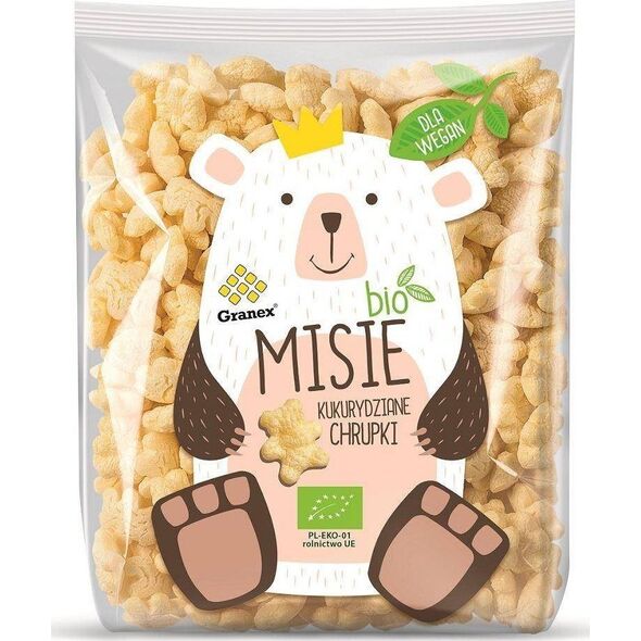 Granex Chrupki kukurydziane Misie BIO 80 g 14055928 5900028007768