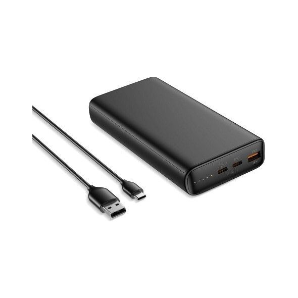 Veger VEGER powerbank 20 000 mAh PD QC3.0 5A 100W T100 (W2032C-100) czarny 14060855 6970453555461