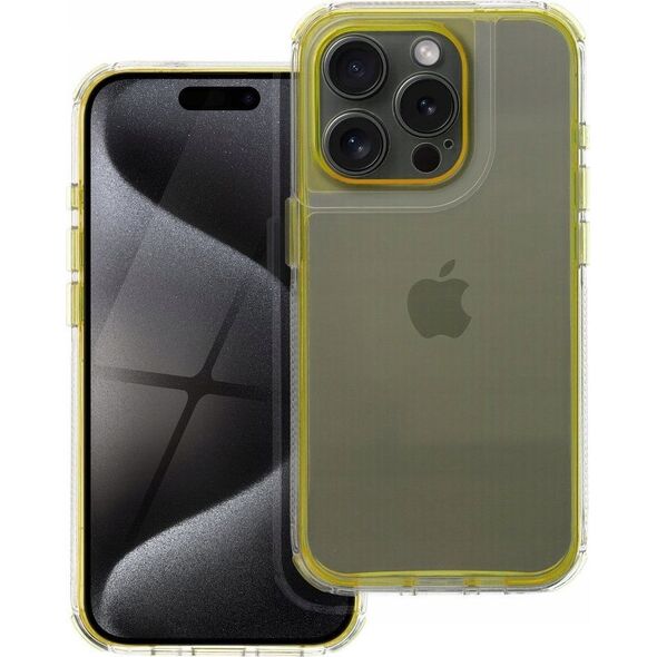 OEM Futerał MATRIX CLEAR do IPHONE 16 Pro żółty 14070225 5903396324307