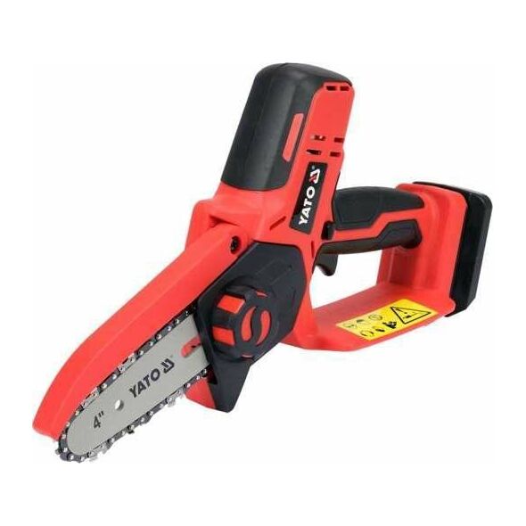 Piła łańcuchowa Yato YATO PIŁA ŁAŃCUCHOWA 18V 4" BEZ AKUMULATORA I ŁADOWARKI 14085493 5906083084591