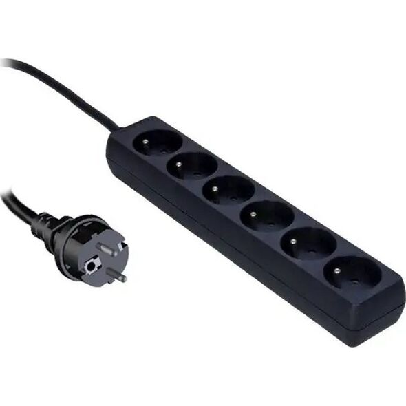 Kabel zasilający Procab Listwa zasilająca PROCAB PSC106/5-F, 6 wej. (5m) 14089429 5414795024991