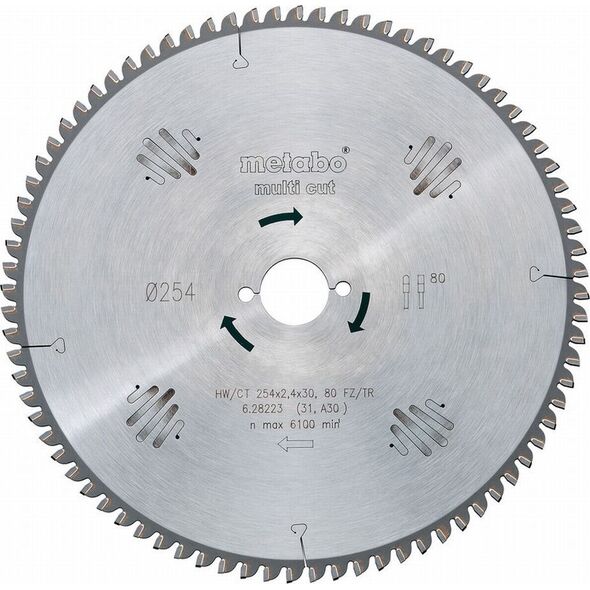 MBG - PIOTR KIŹLIŃSKI METABO PIŁA TARCZOWA HW/CT 216x30x64z    MULTI CUT PROFESSIONAL 14104857 4007430263599
