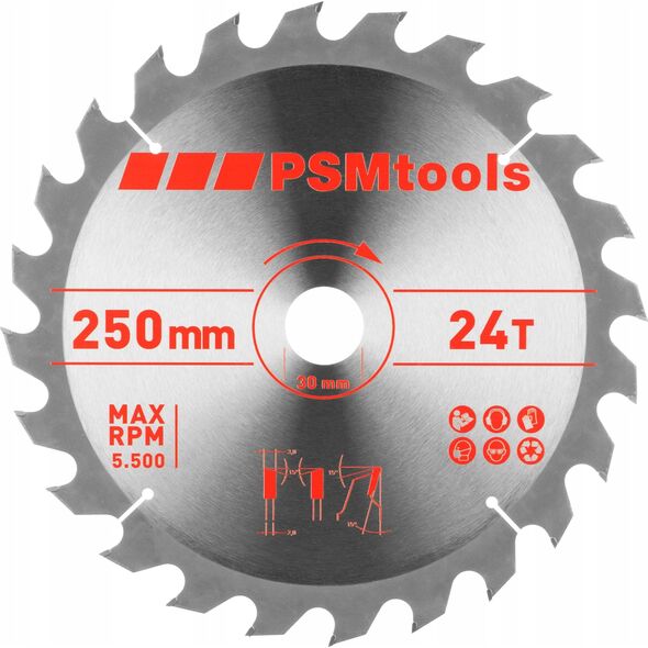 CMT kpl dwóch tarcz hm 250x30mm 24/40z 14106090 5901769687257