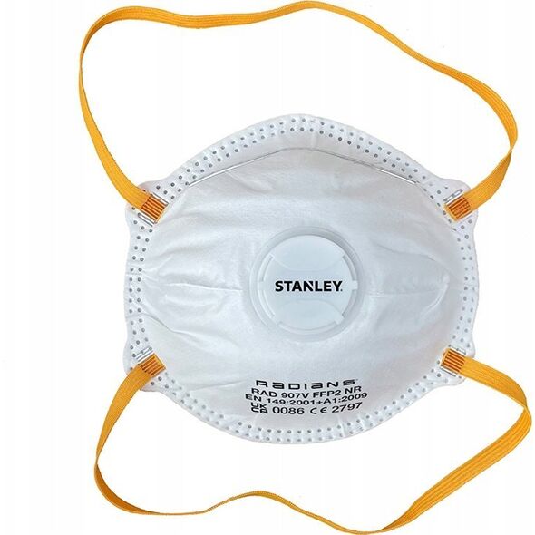 Stanley maski ochronne z zaworem ffp2, 10 szt. stanley 14106114 674326367651