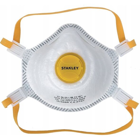Stanley maski ochronne z zaworem ffp3, 5 szt. stanley 14106119 674326367675