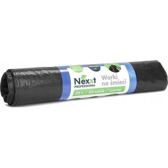NEXXT Worki na śmieci Nexxt 35L LDPE czarne (20) 14115876 5902178740304