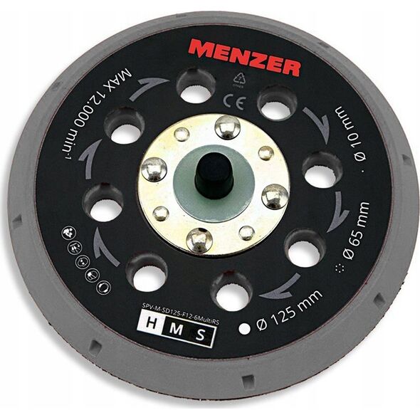 Menzer Wielootworowa tarcza szlifierska 125 mm Menzer do ETS  - TWARDA 14120956 4051045058255