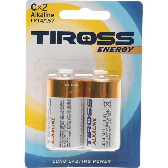 Tiross TIROSS BATERIA ALKAICZNE LR14 2szt. 14187536 5901698509088