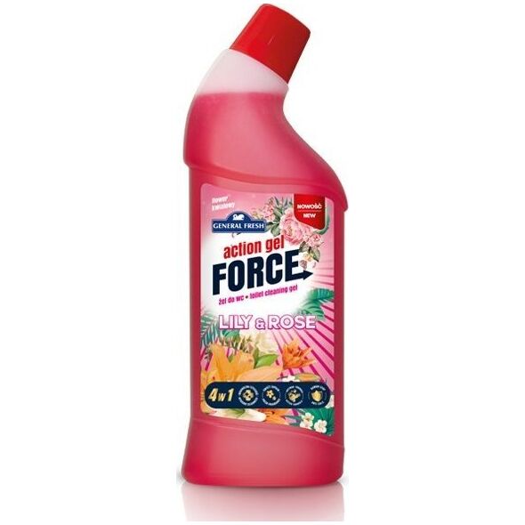 FORCE Żel do WC Force Action Gel 1L kwiat - 14204645 5900785836069