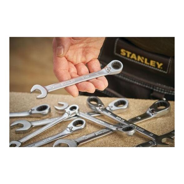 Stanley STANLEY KLUCZ PLASKO-OCZKOWY Z GRZECHOTKA 18mm 14215196 3253560130954
