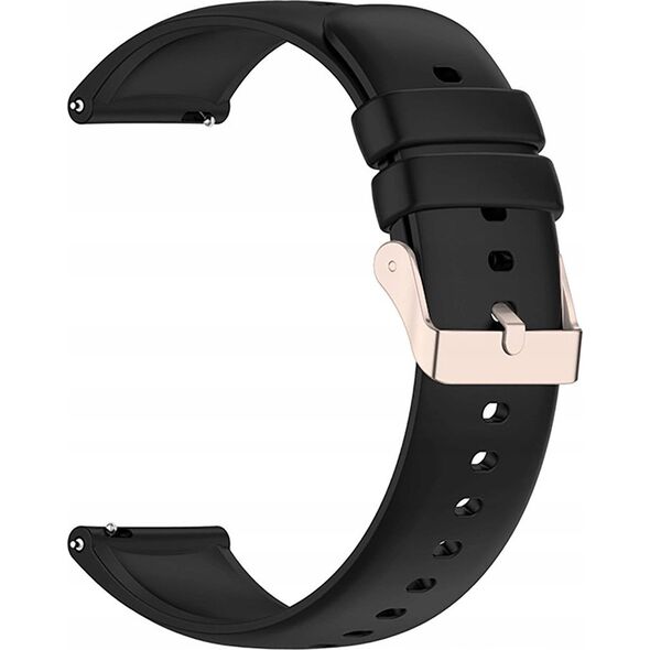 Pasek silikonowy do Xiaomi Mi Watch / Amazfit GTR 47mm - czarny 14252022 5907769361036
