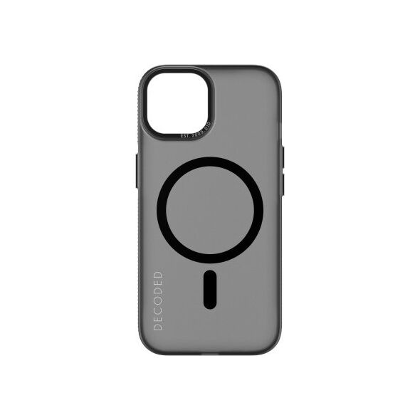Decoded Decoded - obudowa ochronna do iPhone 15 kompatybilna z MagSafe (ice-black) 14265294 8720593010683