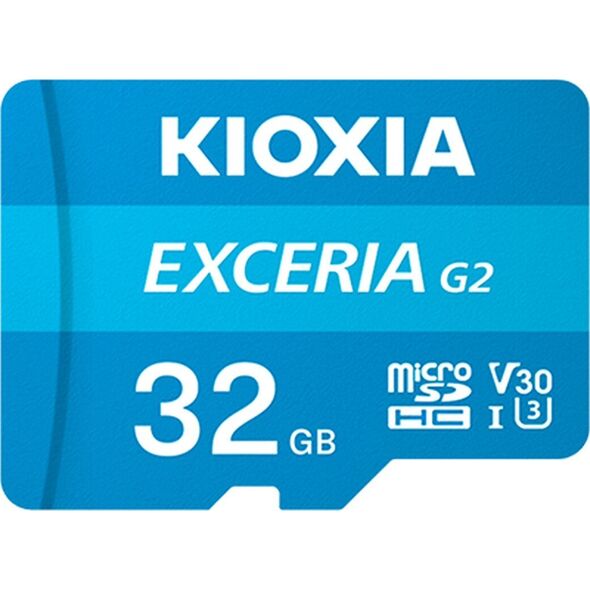 Karta Kioxia Exceria G2 SDHC 32 GB Class 10 UHS-I U3 A1 V30 (LMEX2L032GG2)