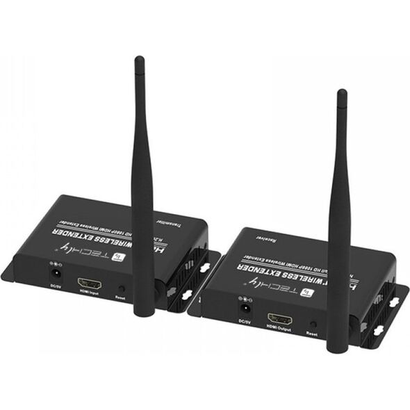 Techly Techly 365634 Bezprzewodowy Extender HDMI Full HD 1080p 60Hz, 5.8GHz, do 50m