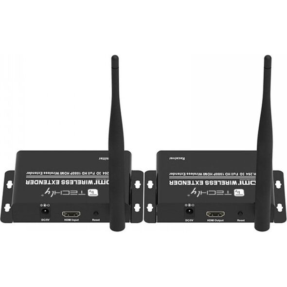 Techly Techly 365634 Bezprzewodowy Extender HDMI Full HD 1080p 60Hz, 5.8GHz, do 50m
