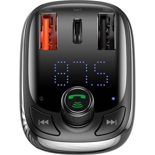 Transmiter FM Baseus Transmiter samochodowy Baseus bluetooth MP3 S-13 (czarny)