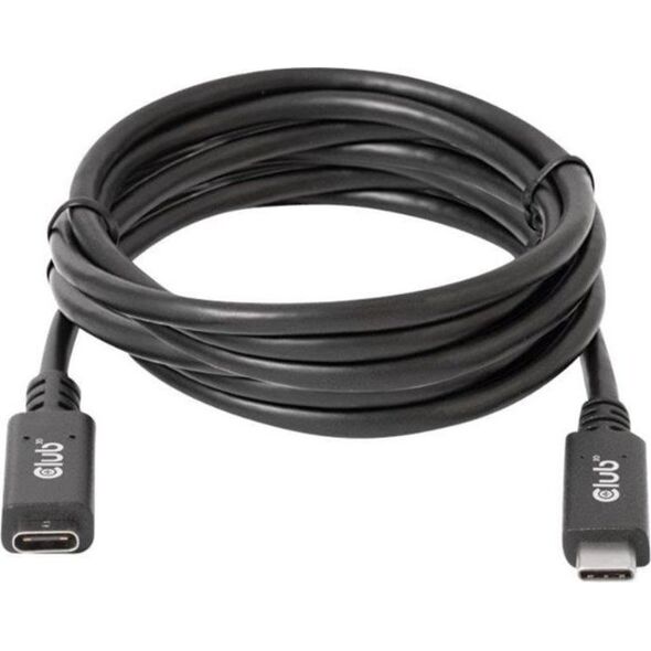 Kabel USB Club 3D USB-C - USB-C 2 m Czarny (CAC-1529)