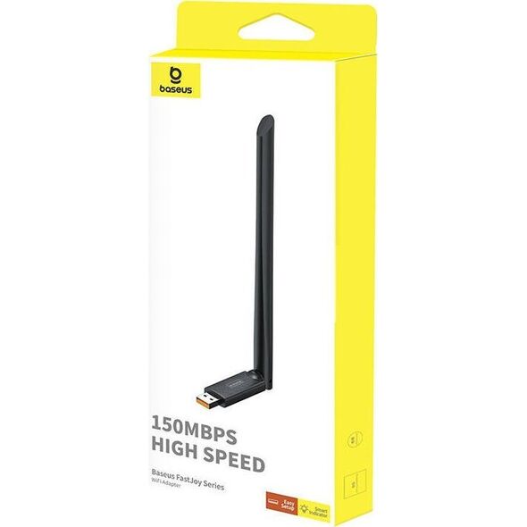 Karta sieciowa Baseus Adapter WiFi Baseus FastJoy 150Mbps (czarny)