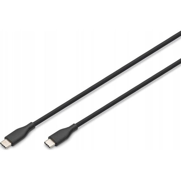 Kabel USB Digitus Digitus USB-C 2.0 (ST-ST) 1m Ladekabel Silikon 60W Schwarz
