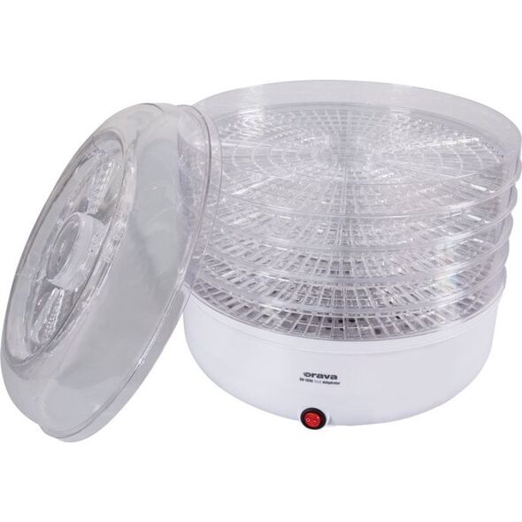 Suszarka Orava Orava SU-102 sušička ovoce a zeleniny, 230 W, 5 roštů, 55 dB, regulace teploty, bílá