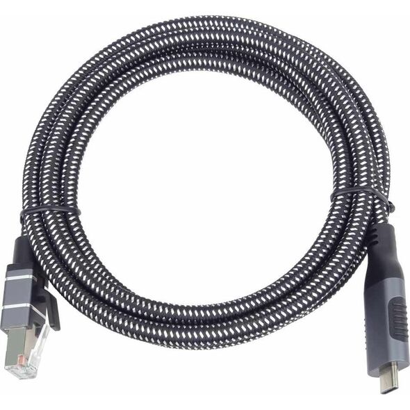 PremiumCord PremiumCord Ethernetový kabel USB-C na LAN RJ45 10/100/1000, 2m