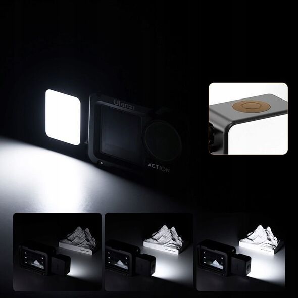 Ulanzi Mini Mała Lampa Diodowa LED IPX5 1,7W  do Kamery DJI ACTION 3 4 / Ulanzi / LM18