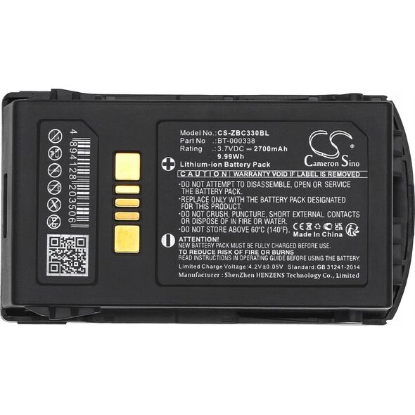 Cameron Sino Akumulator Bateria BT-000337 BT-000338 do ZEBRA MC33 MC330 K M MC3300 / CS-ZBC330BL