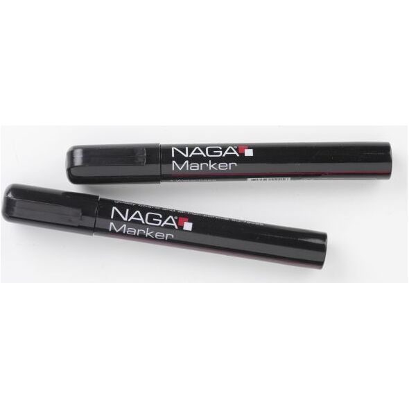 NAGA MARKERY KREDOWE 2X3 NAGA 10 MM 2 SZT., CZARNY 7702642 5708573060074