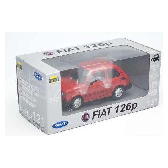 Welly Fiat 126P 1:21 (130-22477) 1059051 4891761240660